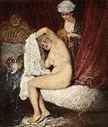 WATTEAU, Antoine The Toilette oil on canvas